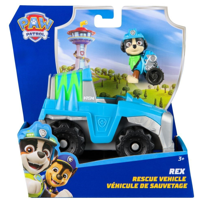 Paw Patrol – Rex s vozidlom