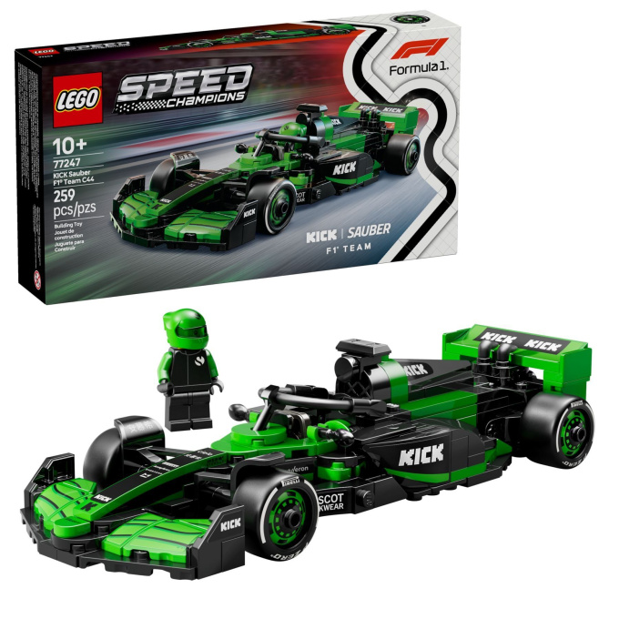 77247 Lego Speed Champions – Pretekárske auto KICK Sauber F1® Team C44