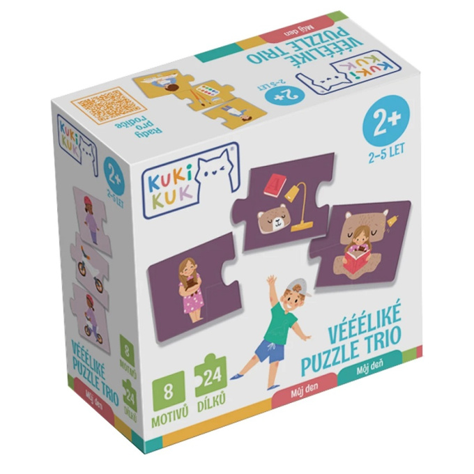 KukiKuk - Veľké puzzle trio Môj deň