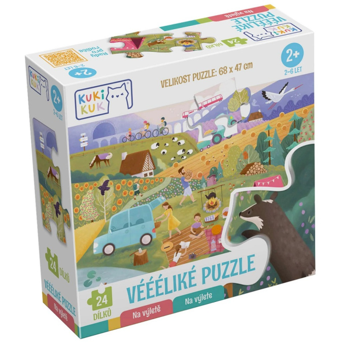 KukiKuk – VeľKé puzzle Na výlete