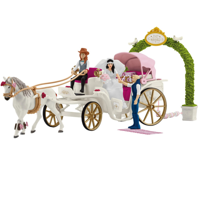 Schleich – Mladomanželia s kočom 42641
