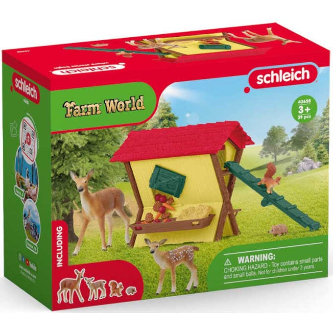 Schleich - Kŕmenie lesných zvierat 42658