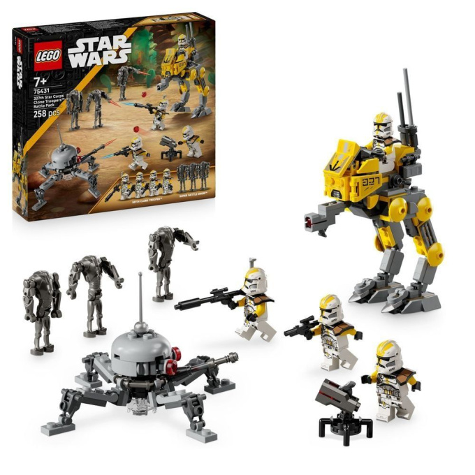 75431 Lego Star Wars – Bojový balíček klonových vojakov z 327. hviezdneho zboru