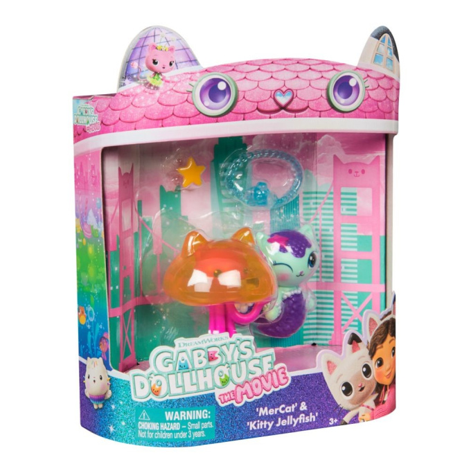 Gabby's Dollhouse - Figúrky MetCat & Kitty Jellyfish