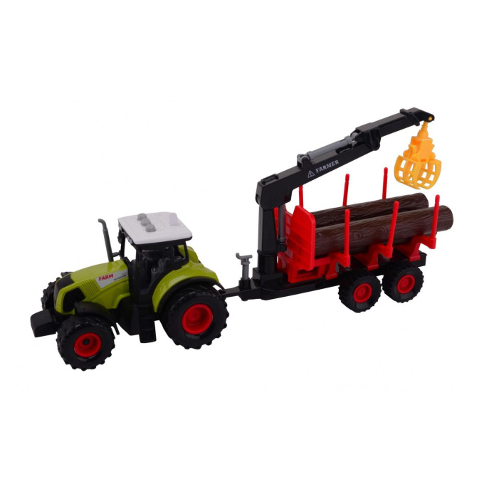 Farmársky traktor S Drevom
