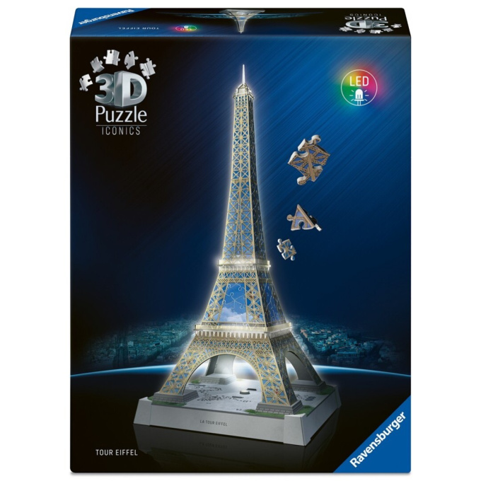 3D Puzzle - Eiffelová veža