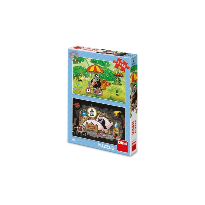 Puzzle 2x48 – Krtko sa raduje
