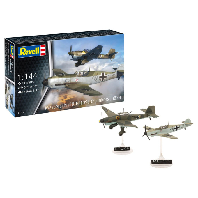 Revell – Messerschmitt Bf109E a Junkers Ju87B