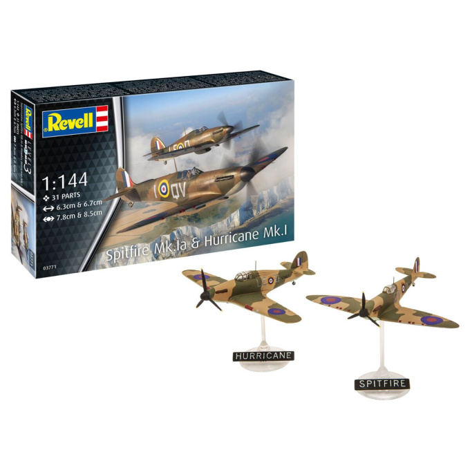 Revell – Spitfire Mk. Ia a Hurricane Mk. I