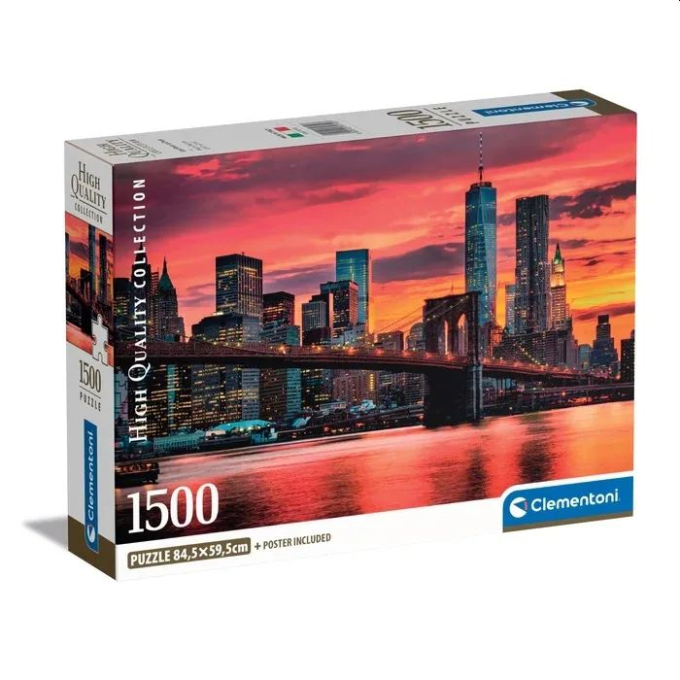 Puzzle 1500 – East River za súmraku