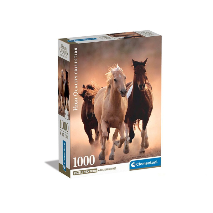 Puzzle 1000 – Bežiace kone