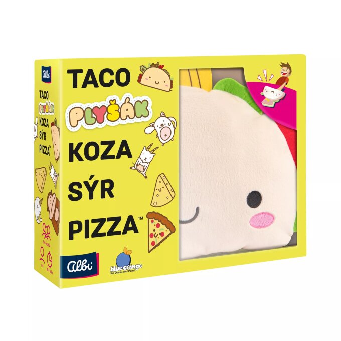 Hra – Taco, plyšák, koza, syr, pizza