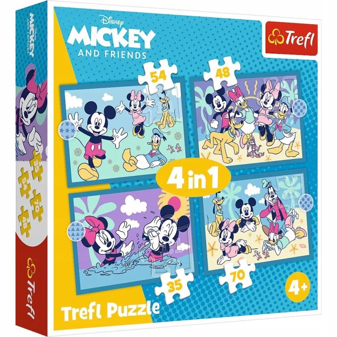 Puzzle 4v1 – Mickey Mouse