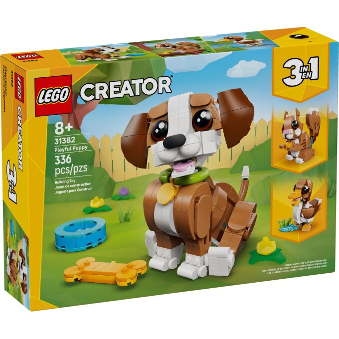 31382 Lego Creator – Roztomilé zvieratká: Hravé šteniatko