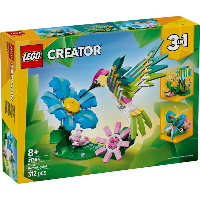 31384 Lego Creator – Divoké zvieratá: Farebný kolibrík