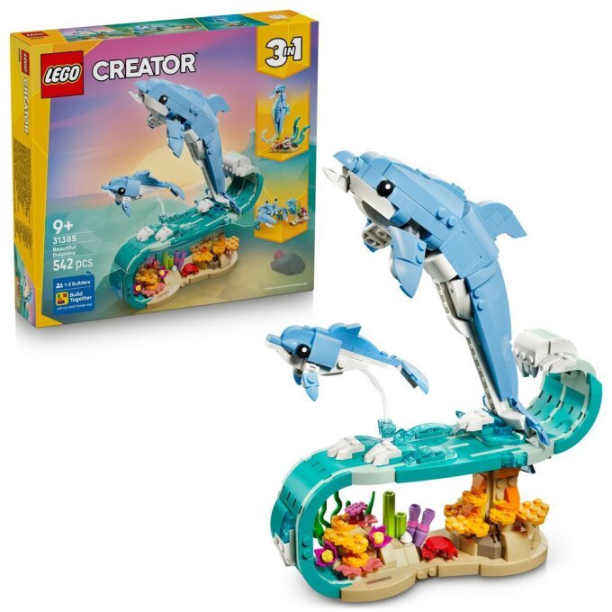 31385 Lego Creator – Morské živočíchy: Krásne delfíny