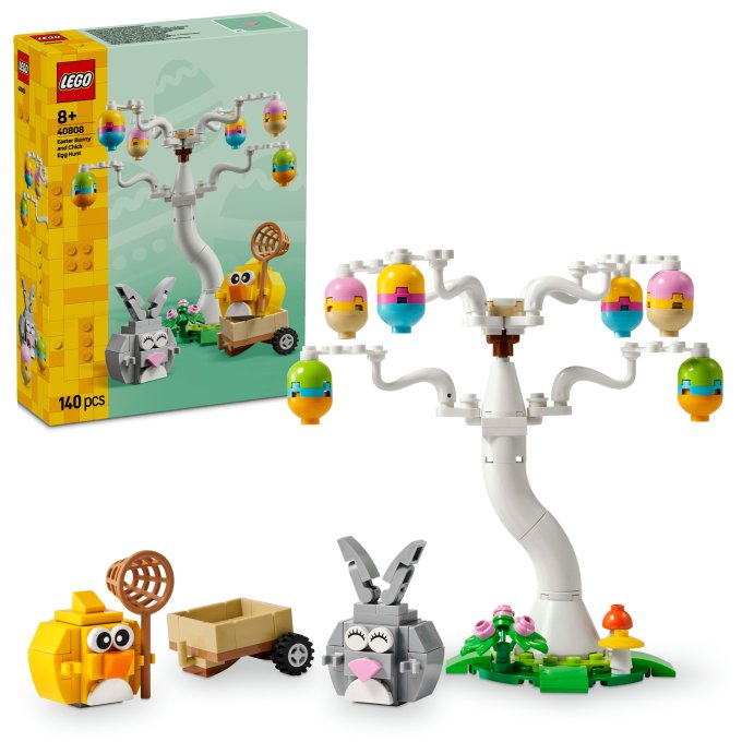 40808 Lego – Veľkonočný zajačik a zbieranie vajíčok