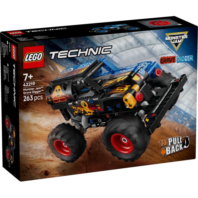42219 Lego Technic – Monster Jam™ Grave Digger™ Oheň a ľad