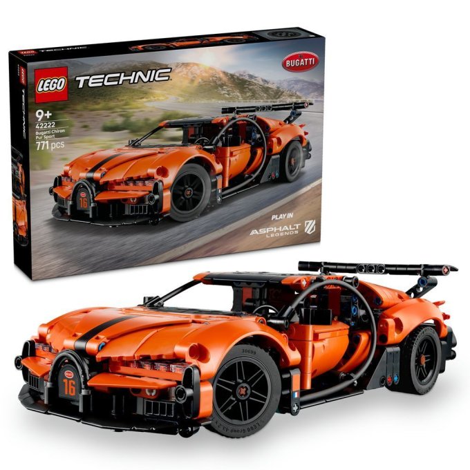 42222 Lego Technic – Hyperauto Bugatti Chiron Pur Sport