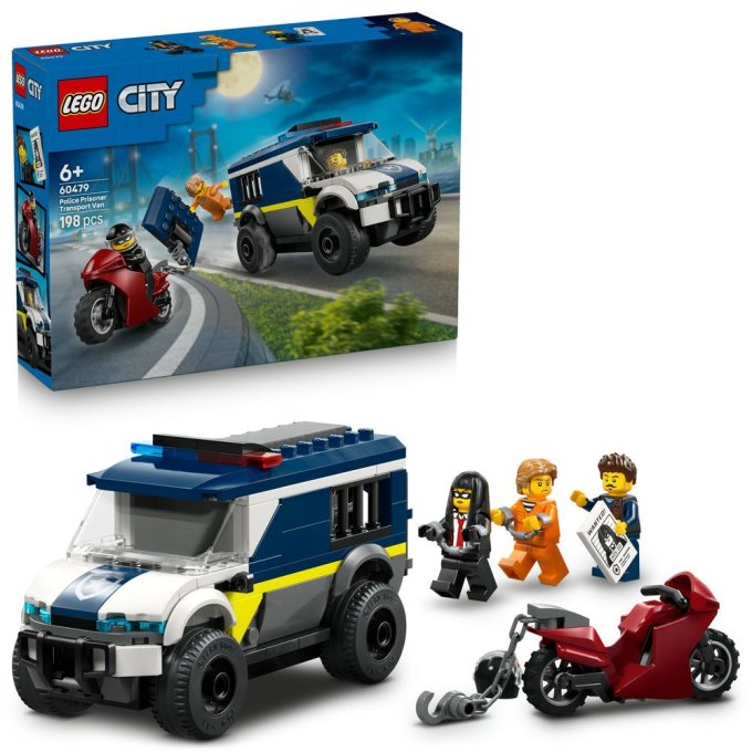 60479 Lego City – Policajná dodávka na prevoz väzňov