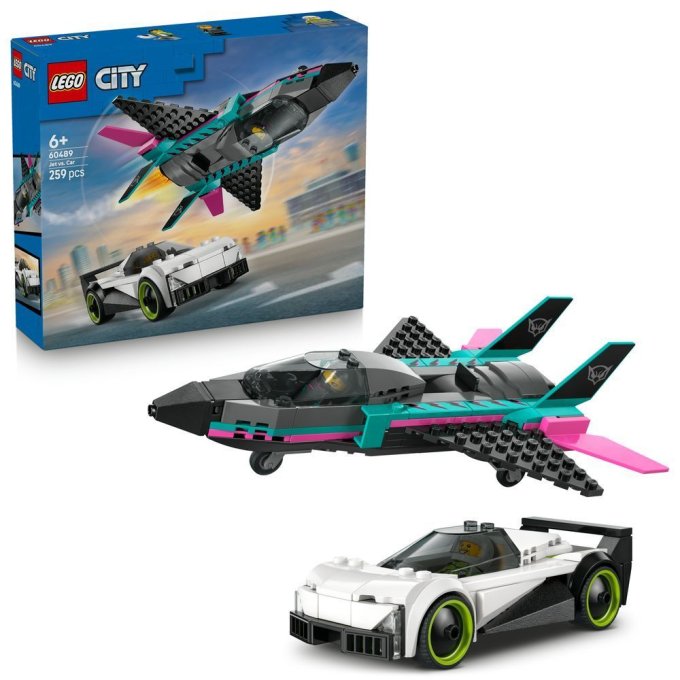 60489 Lego City – Stíhačka vs. auto