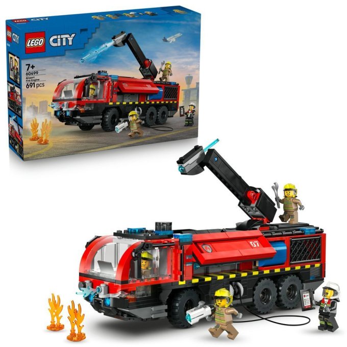 60499 Lego City – Letiskové hasičské auto