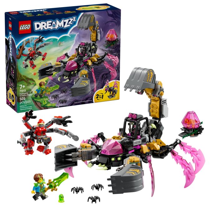 71513 Lego Dreamzzz - Škorpiónie rýpadlo z nočných môr