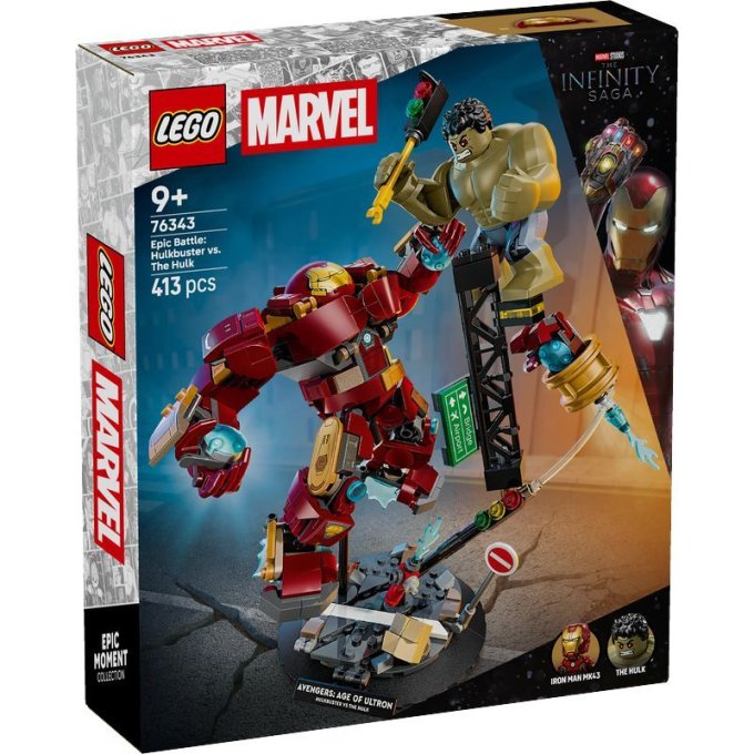 76343 Lego Marvel – Epický súboj: Hulkbuster vs. Hulk