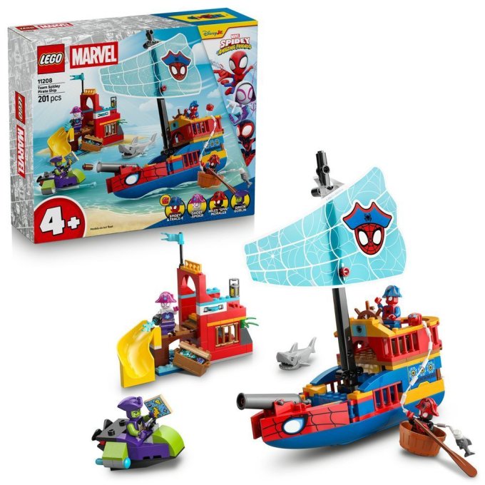 11208 Lego Marvel – Pirátska loď Spideyho tímu
