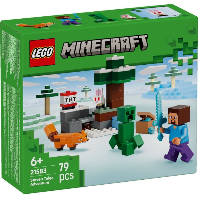 21583 Lego Minecraft – Steve a dobrodružstvo v tajge