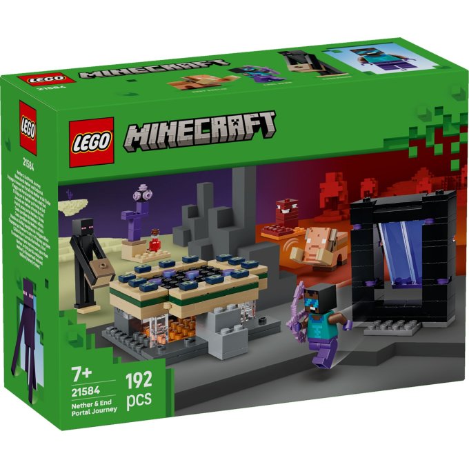 21584 Lego Minecraft – Cesta portálom do Netheru a Endu