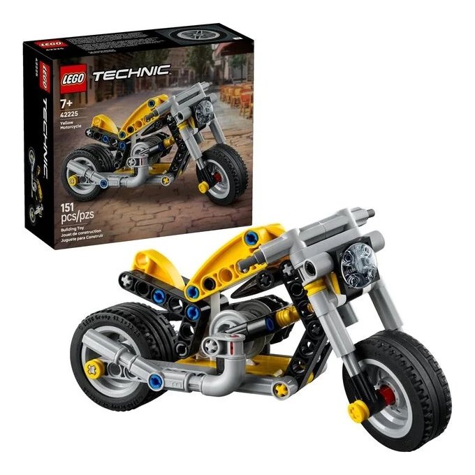 42225 Lego Technic – Žltá motorka