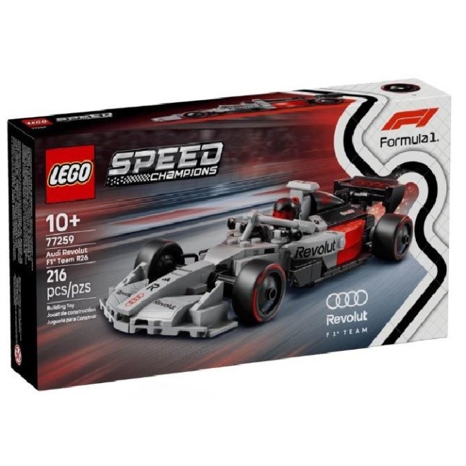 77259 Lego Speed Champions – Pretekárke auto Audi Revolut F1® Team R26