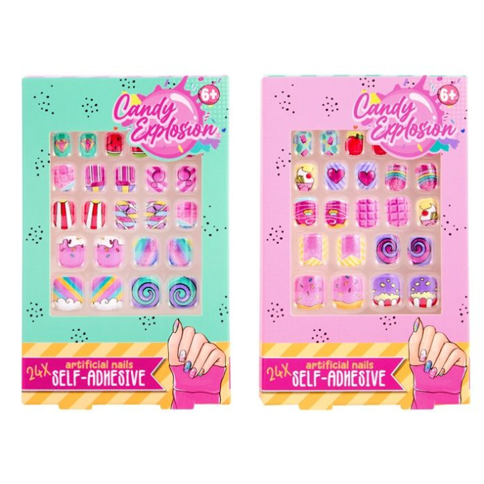 Create It! - Nalepovacie nechty Candy Explosion