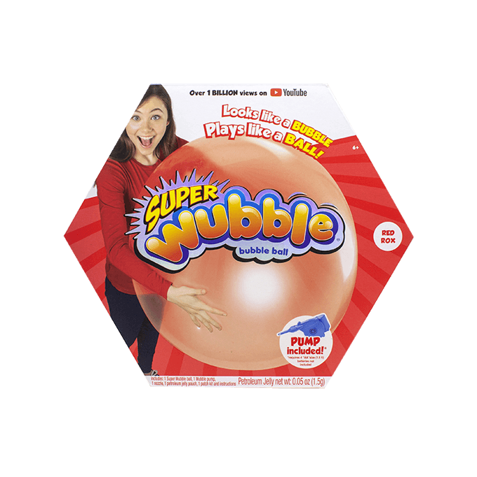 Lopta nafukovacia - Super Wubble Červená
