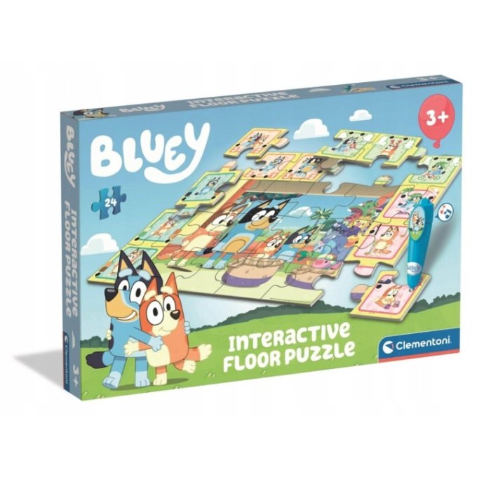 Bluey - Interaktívne podlahové puzzle