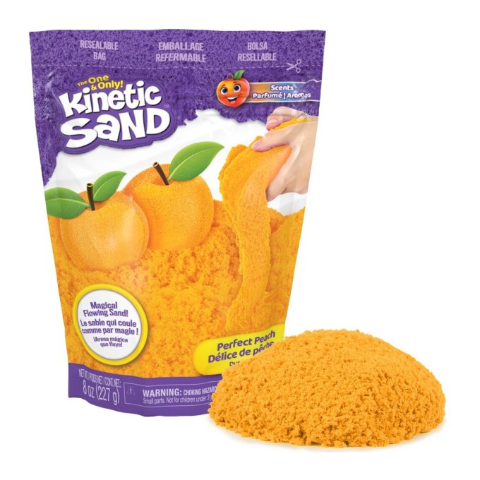 Kinetický piesok s vôňou broskyne