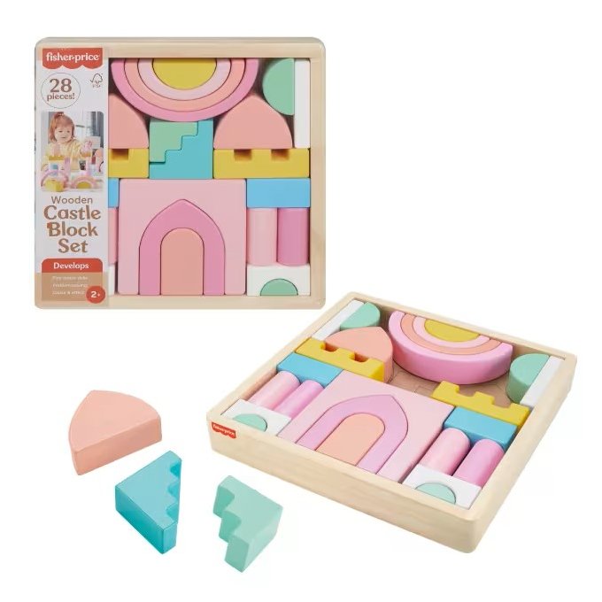 Fisher-Price - Drevené kocky