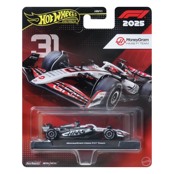Hot Wheels Premium - MoneyGram Haas F1 Team