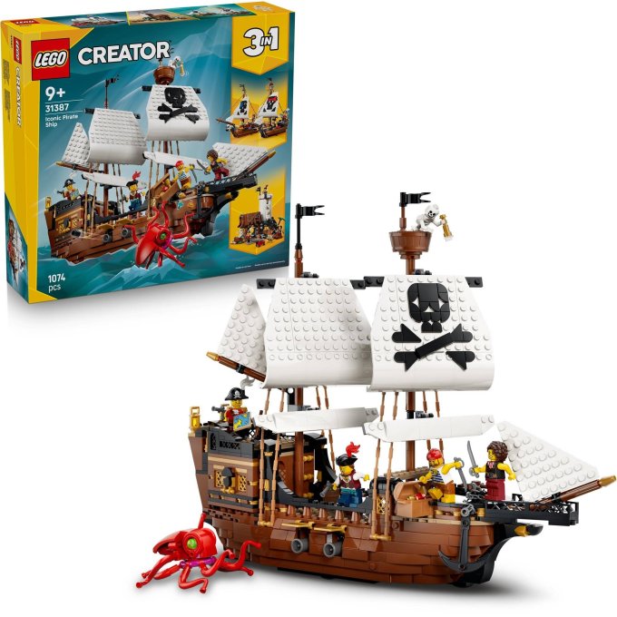 31387 Lego Creator - Ikonická pirátska loď