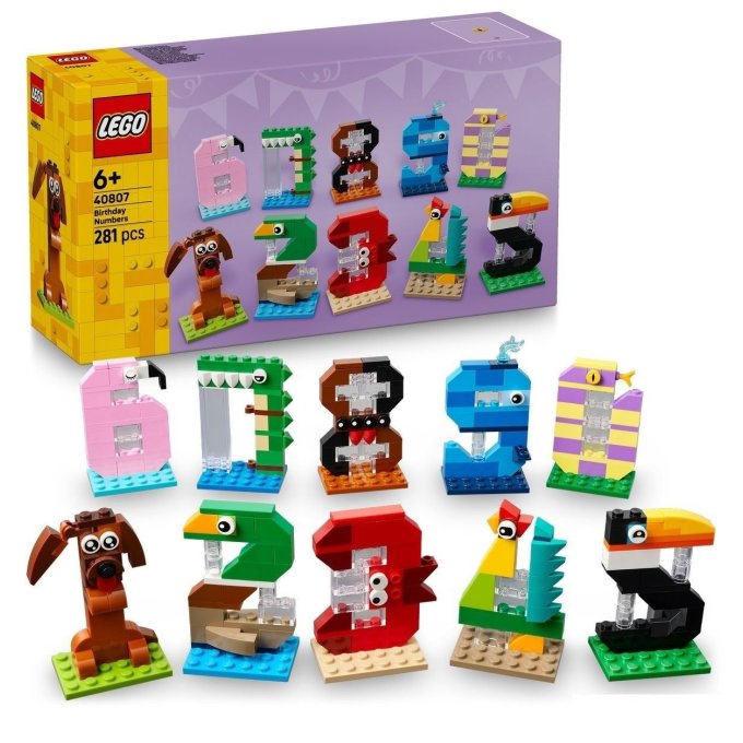 40807 Lego - Čísla na narodeniny