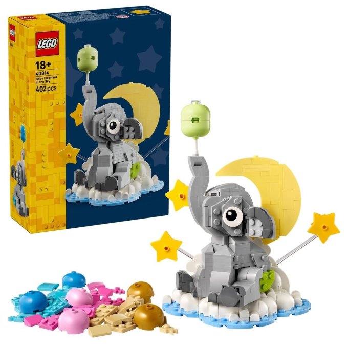 40814 Lego - Slonie mláďa na oblohe