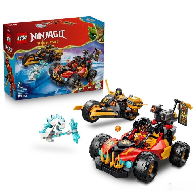 71864 Lego Ninjago - Kombinovateľné vozidlá Kaia a Colea