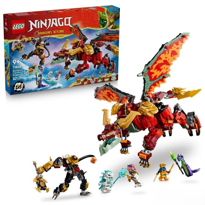71868 Lego Ninjago - Wyldfyre a transformačný dračí oblek