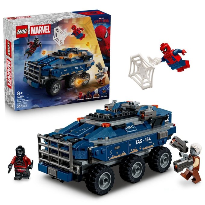 76349 Lego Marvel - Spider-Man a naháňačka väzenského transportéru