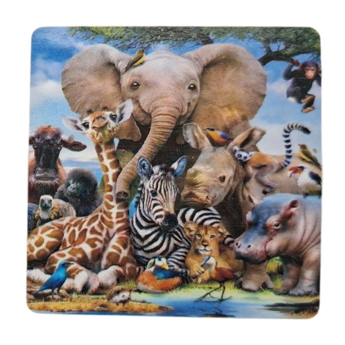 Puzzle 1000 s podložkou Zvieratá