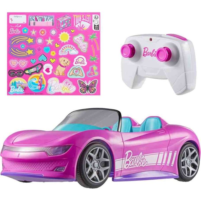 Barbie – RC Ružový kabriolet
