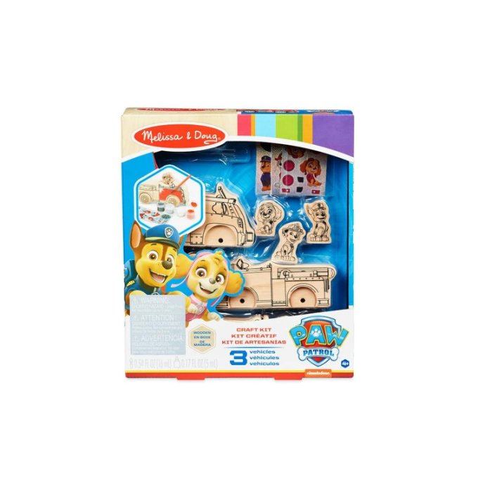 Paw Patrol - Kreatívna drevená súprava