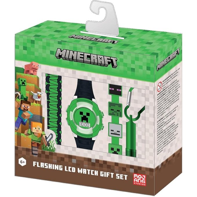 Minecraft - Súprava s hodinkami