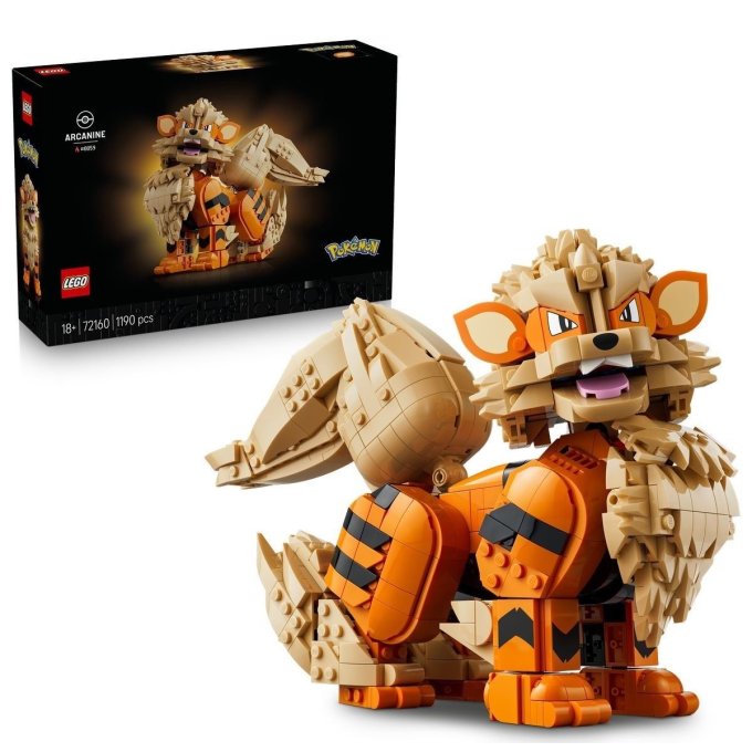 72160 Lego Pokémon - Arcanine